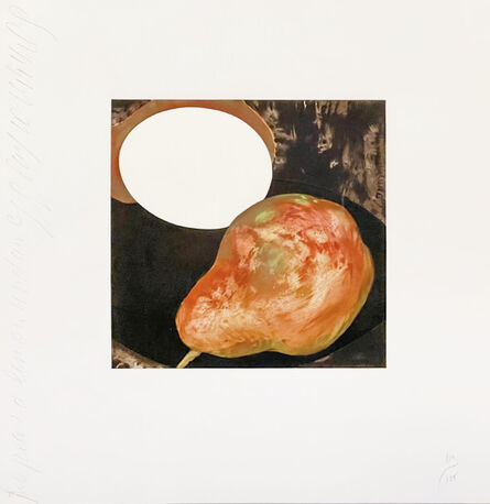 Donald Sultan, ‘Two Pears, A Lemon, and an Egg from the Fruit and Flowers III Suite’, 1994