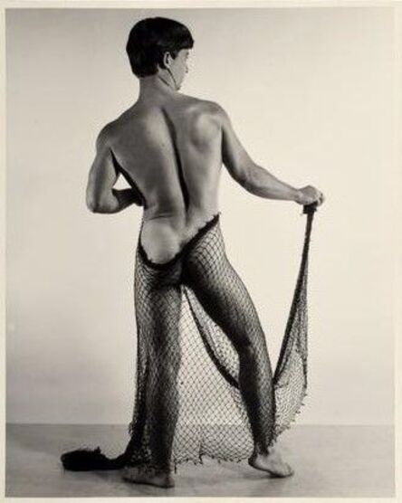 Bruce of Los Angeles, ‘[Nude with Fishing Net]’, ca. 1950