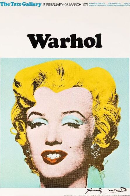 Andy Warhol, ‘Marilyn, The Tate Gallery Poster’, 1971