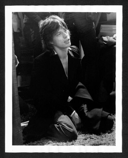 Bob Gruen, ‘Mick Jagger - On Knees The Record Plant, NYC ’, 1972