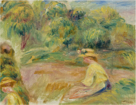 Pierre-Auguste Renoir, ‘Paysage aux deux figures [Landscape with two Figures]’, 1915