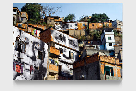 JR, ‘28 Millimètres, Women are Heroes, Action dans la Favela Morro da Providência, Maria de Fatima, day view, Rio de Janeiro, Brésil’, 2008