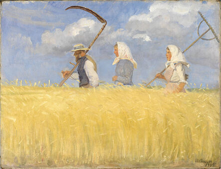 Anna Ancher, ‘The Harvesters’, 1905