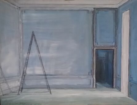Pierre Bergian, ‘Ladder in Blue Room’, 2018