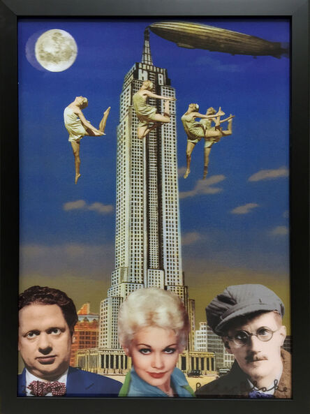Peter Blake, ‘Dylan Thomas, Kim Novak and James Joyce in New York’, 2013