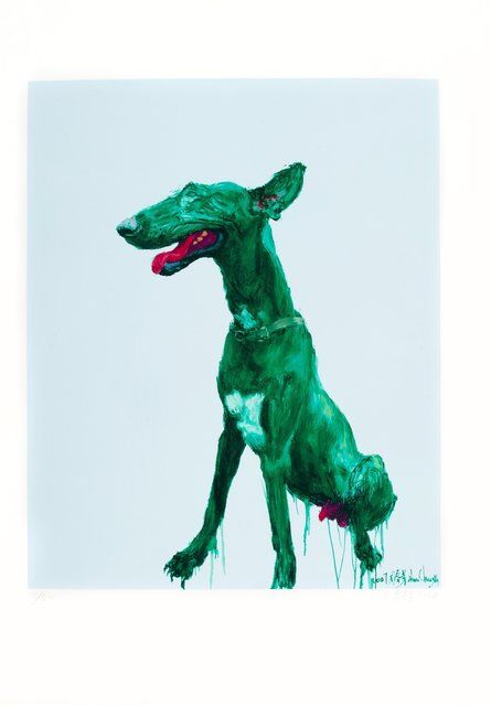 Zhou Chunya 周春芽, ‘Green Dog’, 2008