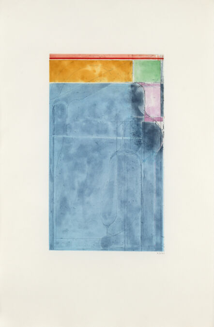Richard Diebenkorn, ‘Large Light Blue’, 1980