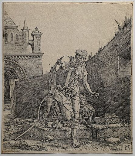 Albrecht Altdorfer, ‘Saint Jerome Walking in a Churchyard’, 1512-1515