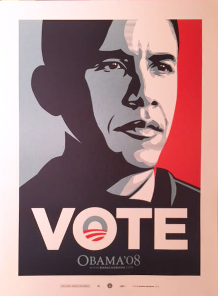 Shepard Fairey, ‘Vote’, 2008