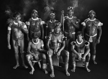 Sebastião Salgado, ‘Group portrait of Kamayura shamans. Upper Zingnu, Mato Grosso, Brazil.’, 2005