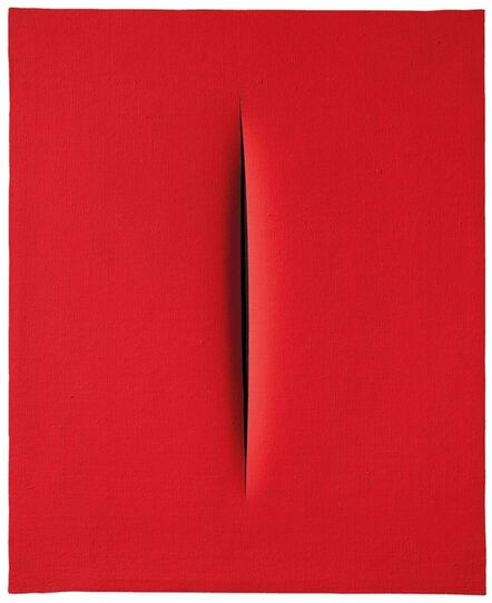 Lucio Fontana, ‘Concetto Spaziale, Attesa (Spatial Concept, Waiting)’, 1967