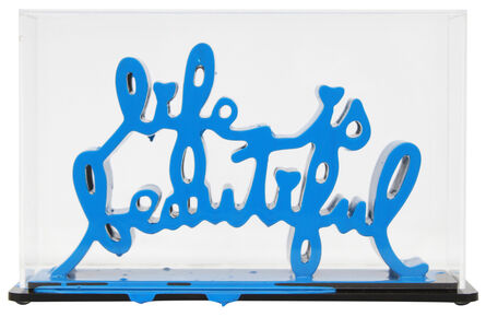 Mr. Brainwash, ‘Life Is Beautiful - Dipped Light Blue’, 2020