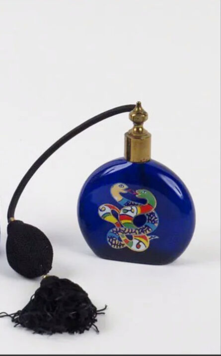 Niki de Saint Phalle, ‘Cobalt Blue Atomizer with enameled serpents’, ca. 1982