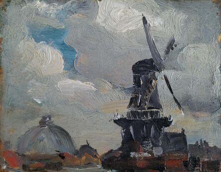 Robert Henri, ‘Windmill near Edam, Holland’, 1907