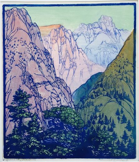 Frances Hammell Gearhart, ‘Sierra Sky Scrapers’, 1933