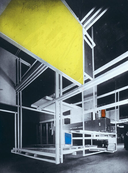 Frederick John Kiesler, ‘Frederick Kiesler, Raumstadt [City in Space], 1925, Exposition internationale des Arts décoratifs et industriels modernes, Paris’