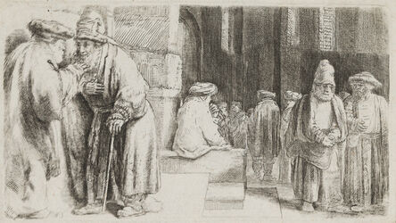 Rembrandt van Rijn, ‘Jews in the Synagogue’, 1648