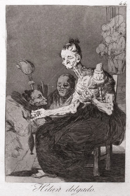 Francisco de Goya, ‘Hilan Delgado (They Spin Finely)’, 1799