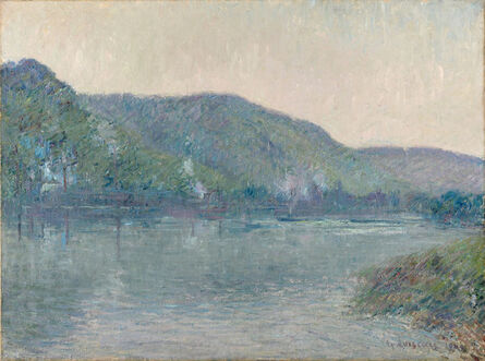 Gustave Loiseau, ‘Bateaux sur la Seine à Oissel’, 1909