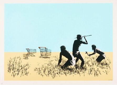 Banksy, ‘Trolleys’, 2007