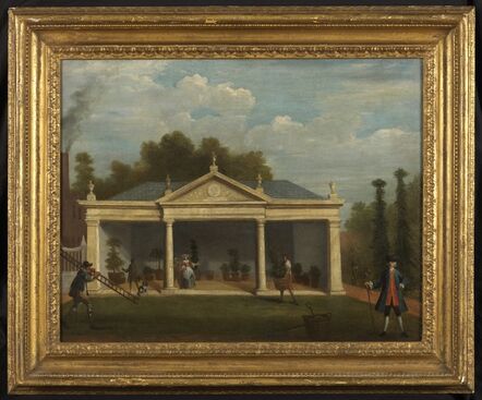 Attributed to John Inigo Richards, ‘A View of a Garden Pavilion’, 1730-1750