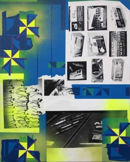 Christopher Cascio, ‘Untitled (Neon Pinwheels Fractals Process)’, 2021