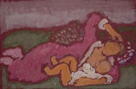 Harold Weston, ‘Nursing on Couch’, 1928