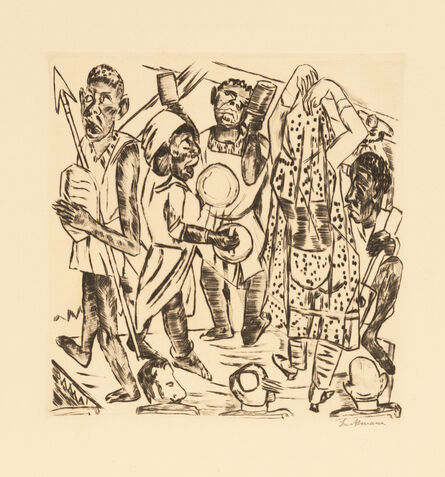 Max Beckmann, ‘"Niggertanz"’, 1921