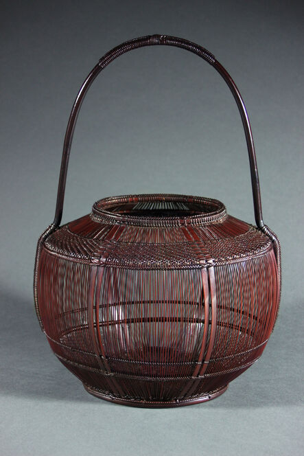 Maeda Chikubōsai II, ‘Oval Shaped Flower Basket’, Showa Period