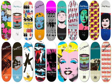 Andy Warhol, ‘Collection of 20 skateboard decks’, 2010