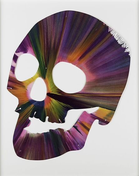 Damien Hirst, ‘Skull Spin Painting purple’, 2009