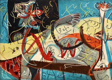Jackson Pollock, ‘ Stenographic Figure’, 1942
