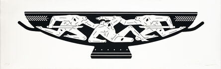 Cleon Peterson, ‘'End of Empire, Kylix' (white)’, 2018