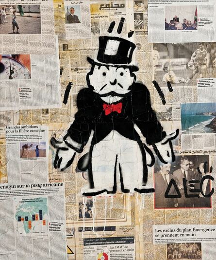 Alec Monopoly, ‘Newspaper Monopoly Man 2’, 2012