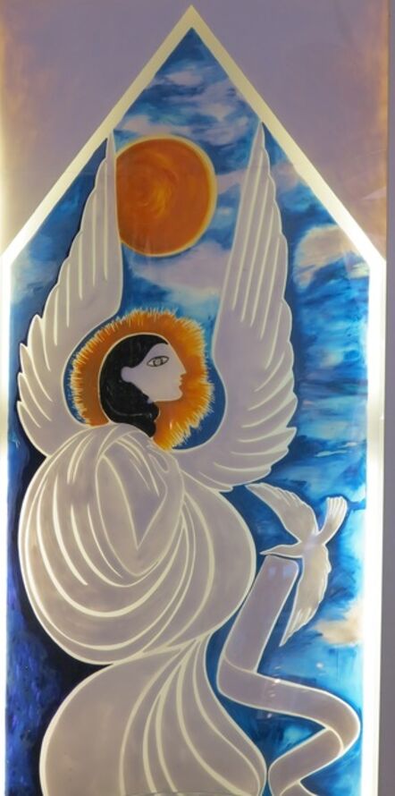 Gio Ponti, ‘Lightbox Panel "Angel" for the store Shui-Hing in Singapore’, 1978