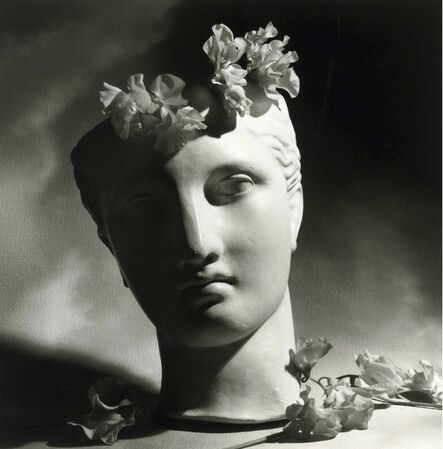 Horst P. Horst, ‘Classical Head with Flowers’, 1988