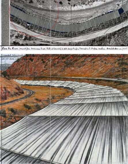 Christo, ‘Over The River, Project for Arkansas River, State of Colorado #141’, 2011