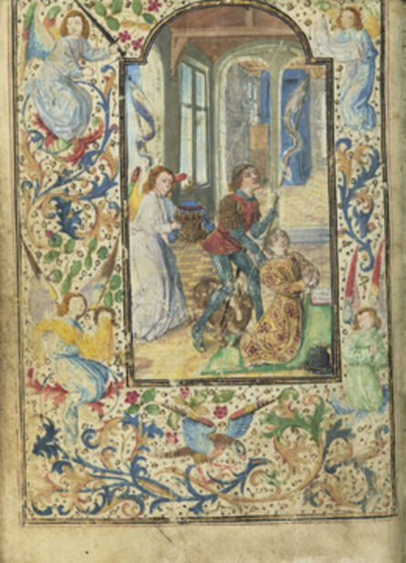 Lievan van Lathem, ‘Charles the Bold Presented by Saint George’, 1471