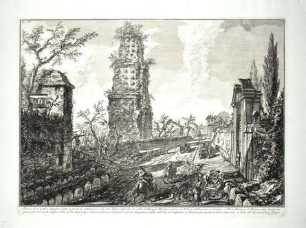 Giovanni Battista Piranesi, ‘Ruins of an Ancient Tomb’, 1762