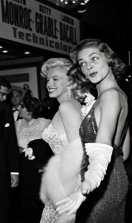 Murray Garrett, ‘Marilyn Monroe and Lauren Bacall at the Premiere of A Star is Born’, ca. 1954/Printed 2014