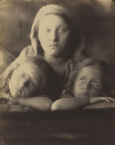 Julia Margaret Cameron, ‘Mary Hillier and Two Children’, 1864