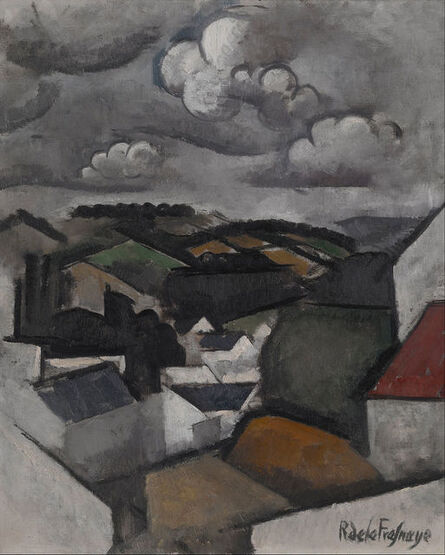 Roger de la Fresnaye, ‘Landscape with a Village, The Hills Beyond Meulan’, 1911