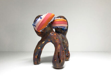 Ak Jansen, ‘Ceramic and textile small sculpture: 'No. 15'’, 2020