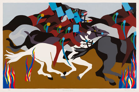 Jacob Lawrence, ‘Toussaint at Ennery’, 1989