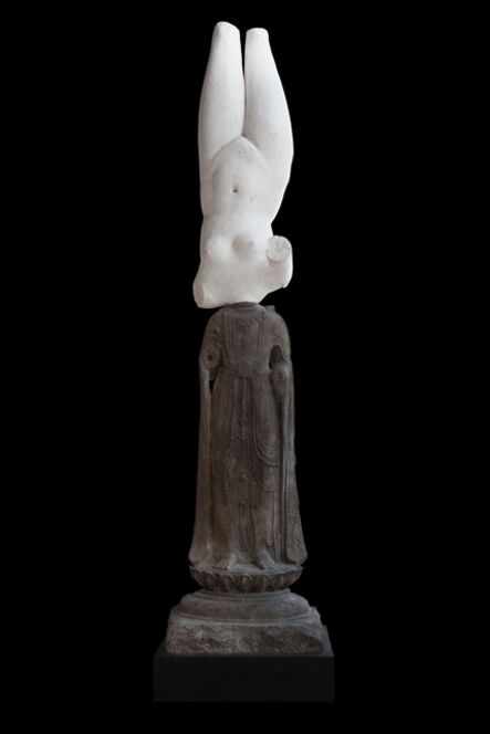 Xu Zhen 徐震, ‘Eternity-Sui Dynasty Standing Bodhisattva, Marble Statuette of Aphrodite Anadyomene’, 2014