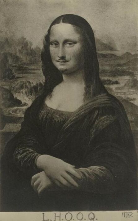 Man Ray, ‘Mona Lisa as seen by Duchamp ("La Joconde" vue par Duchamp).’, 1921-1922