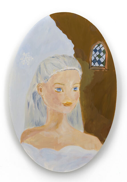 Karen Kilimnik, ‘Cinderella at Rapunzel's castle in her snowy cloud outfit’, 2009