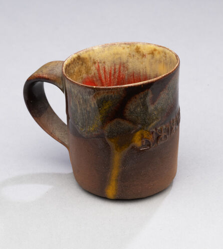 Ken Price, ‘Untitled (Tequila Cup - Brown Exterior with Variegated Interior and Design)’, 1970-1979