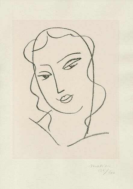 Henri Matisse, ‘Etude pour la Vierge - Tête voilée’, 1950