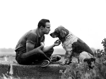 Art Shay, ‘Brandon and the family dog’, 1950